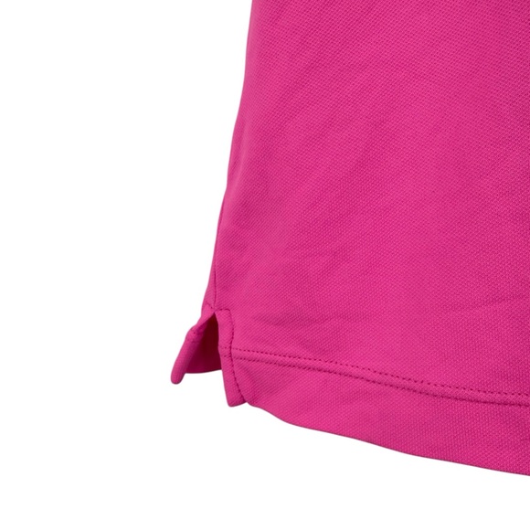 Lilly Pulitzer Luxletic Frida Ruffle Polo Top Pink Isle UPF 50+ Size M - Picture 7 of 11